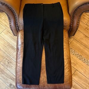 J. Crew High Rise Straight Leg Dress Pants Sz 8 Black